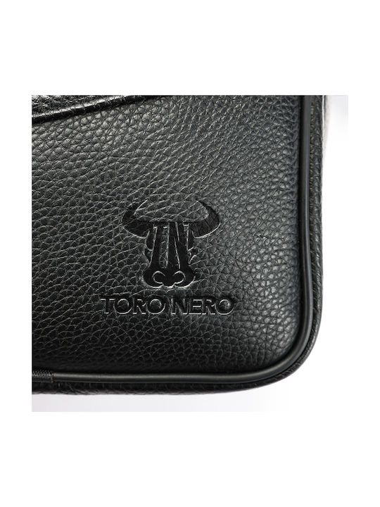 Piele Geantă pentru bărbați De umăr / tip crossbody Neagră