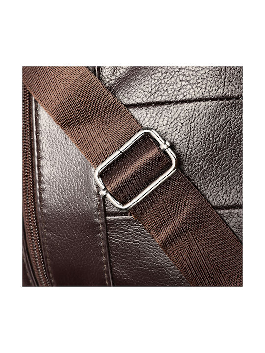 Piele Geantă pentru bărbați De umăr / tip crossbody Maro