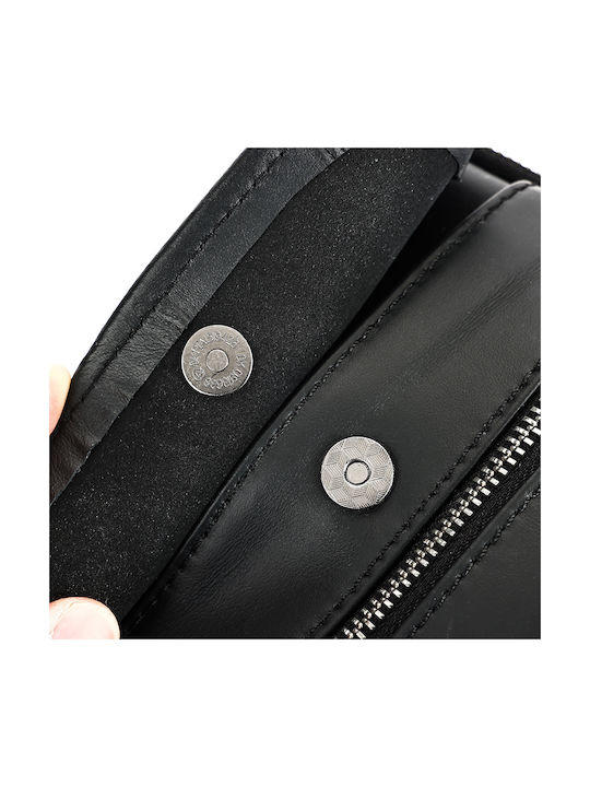 Piele Geantă pentru bărbați De umăr / tip crossbody Neagră