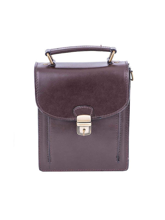 Leather Men's Bag Shoulder / Crossbody Brown