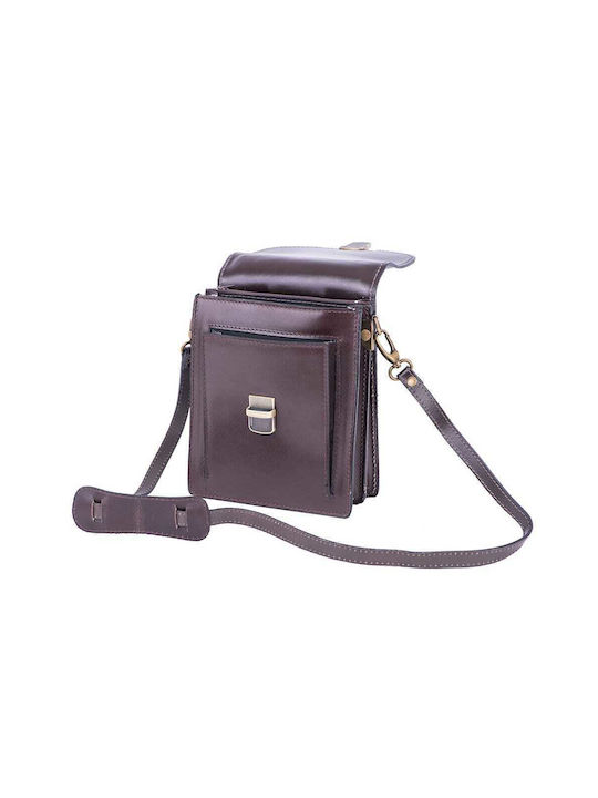 Leather Men's Bag Shoulder / Crossbody Brown