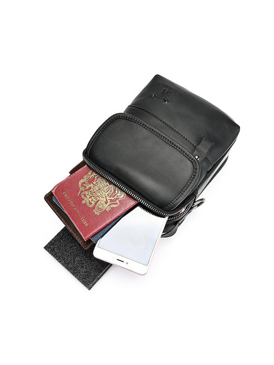Piele Geantă pentru bărbați De umăr / tip crossbody Neagră