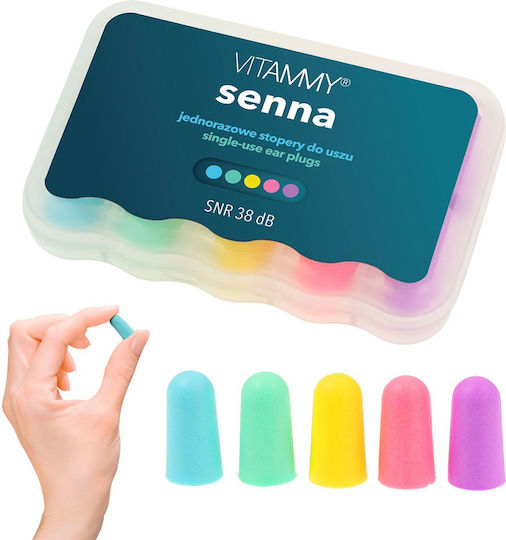 Vitammy Ohrstöpsel in Mehrfarbig Farbe 5Stück