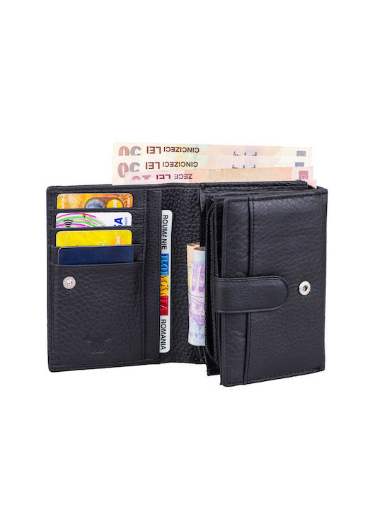 Leather Women's Wallet Cards Black