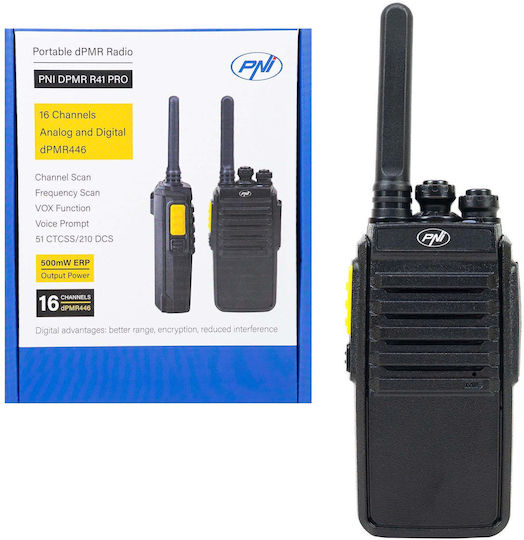 PNI R41 Pro Wireless PMR Radio 2W Without Display