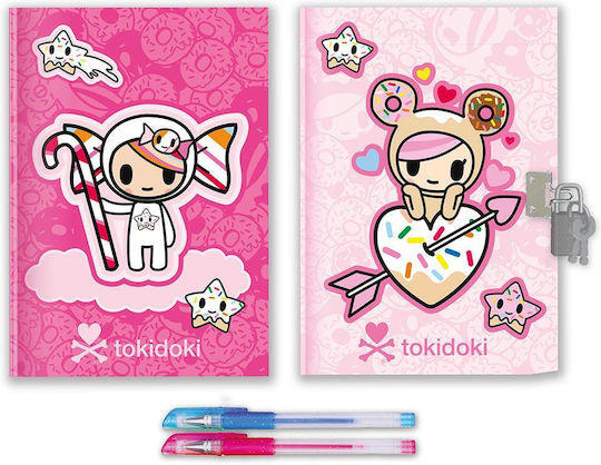 Tokidoki Carnet cu Lacăt și Suport pentru Stilou