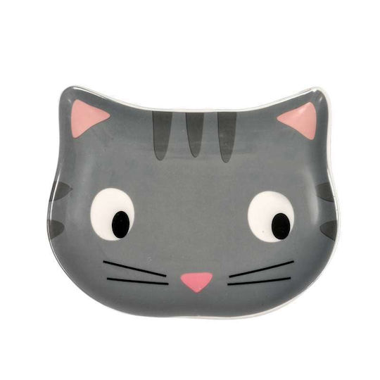 Glee Ceramic Bowl Food & Water for Dog & Cat in Gray Color