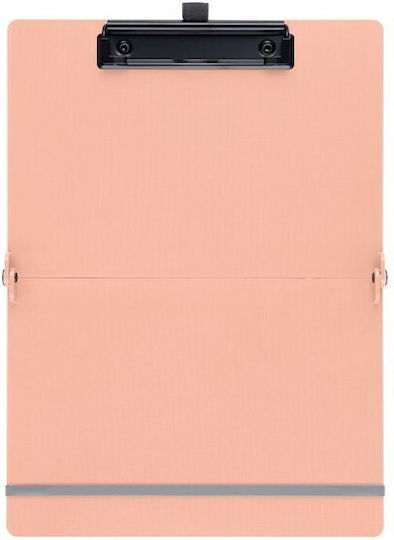 Sax Double Folding Clipboard A4-A5 30 Sheets Salmon 750-21 Sax