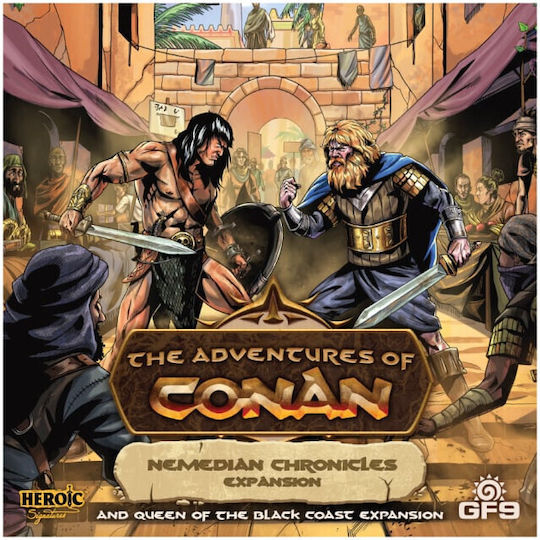 Game Expansion Adventures of Conan Nemedian Chronicles & Queen of the Black Coast (EN) Gale Force Nine