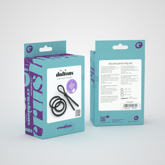 Set Inel Penis din Silicon Crushious Daltons
