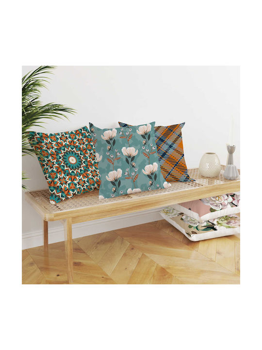 Borea Zierkissen Printed Design 5 aus 100% Baumwolle Design 5 45x45cm