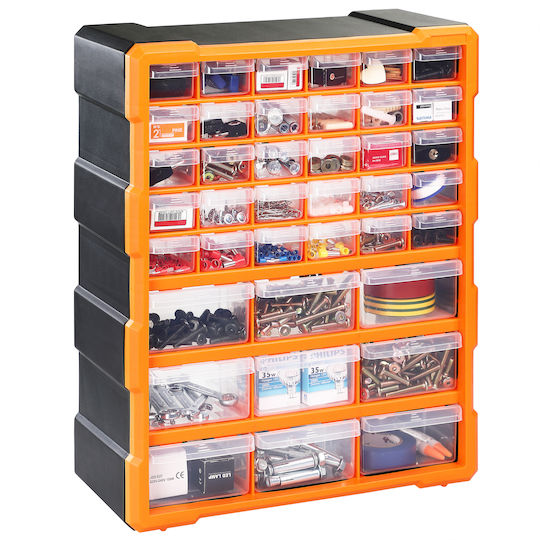 Monzana Small Parts Organizer 47.5x38x16cm 39 Slots