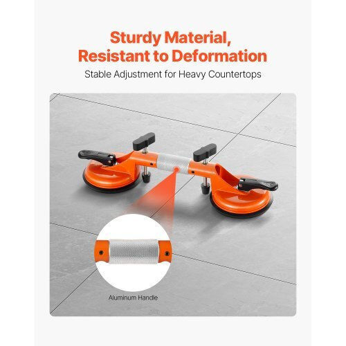 Vevor Aluminum Single Work Suction Cup 127mm with Max Lifting Weight 50kg