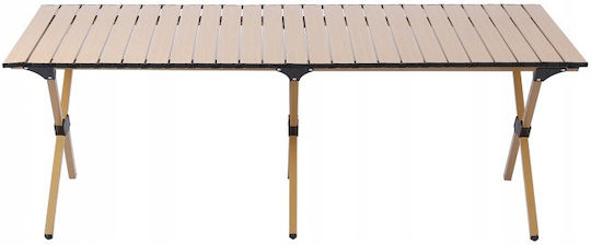 Таблица Стомана за къмпинг сгъваем 60x90x45cm Черен