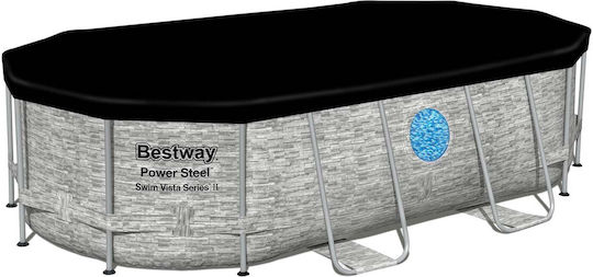 Bestway 58425 Oval Frame Pool Cover 427 X 250 X 100 Cm