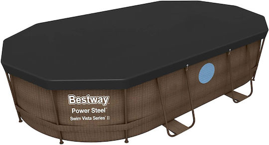 Bestway 58425 Oval Frame Pool Cover 427 X 250 X 100 Cm