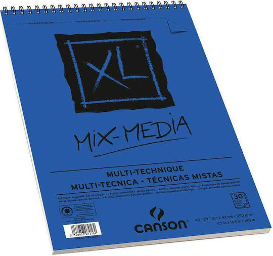 Canson Μπλοκ Σχεδίου Sketchbook Mixmedia A3 29.7x42cm
