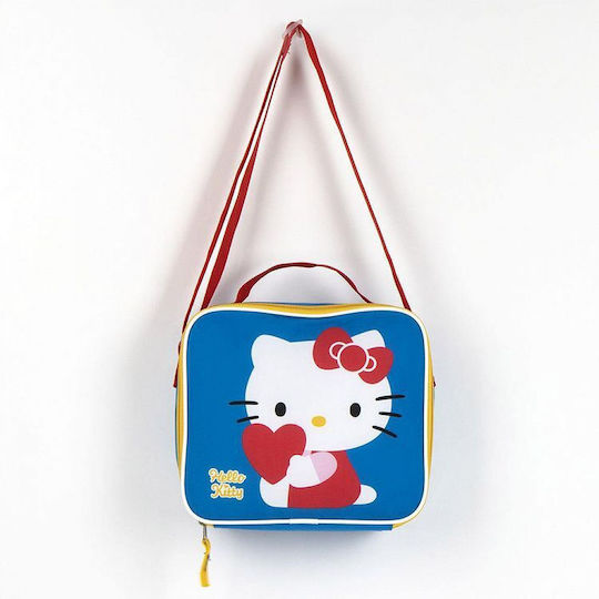 Cerda Hello Kitty Σχολικό Ισοθερμικό Τσαντάκι Φαγητού Χειρός Μπλε Hello Kitty 20x10x24cm