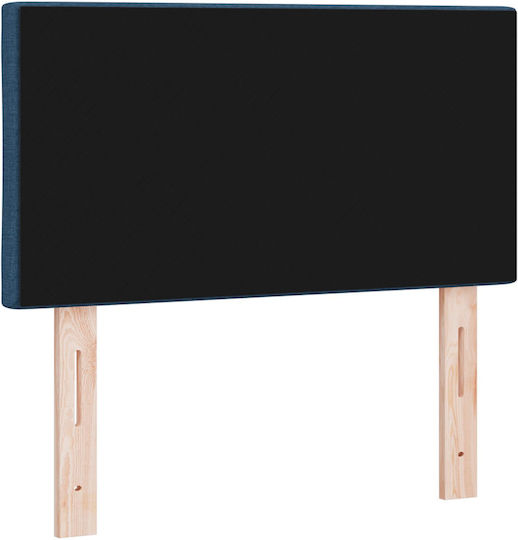 vidaXL Hölzernes Kopfstütze für Betten Blau 80x78cm