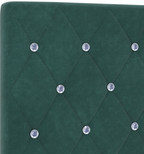 vidaXL Kopfstütze für Betten Hölzernes Dunkelgrün 180x88cm