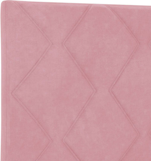 vidaXL Hölzernes Kopfstütze für Betten Rosa 100x88cm