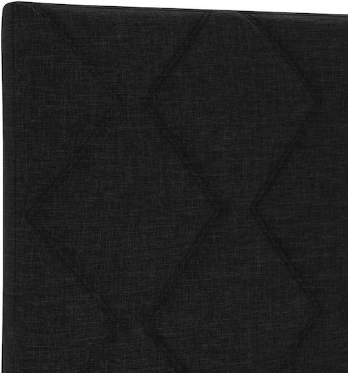 vidaXL Hölzernes Kopfstütze für Betten Schwarz 200x78cm