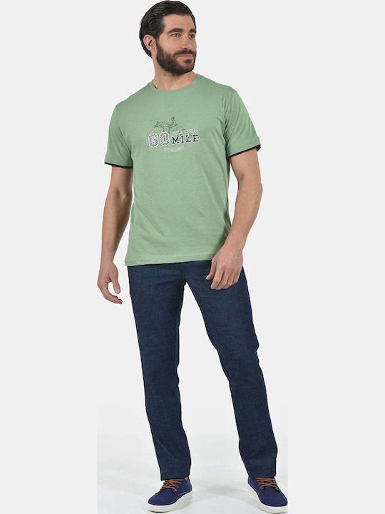 T-shirt Φυστικί