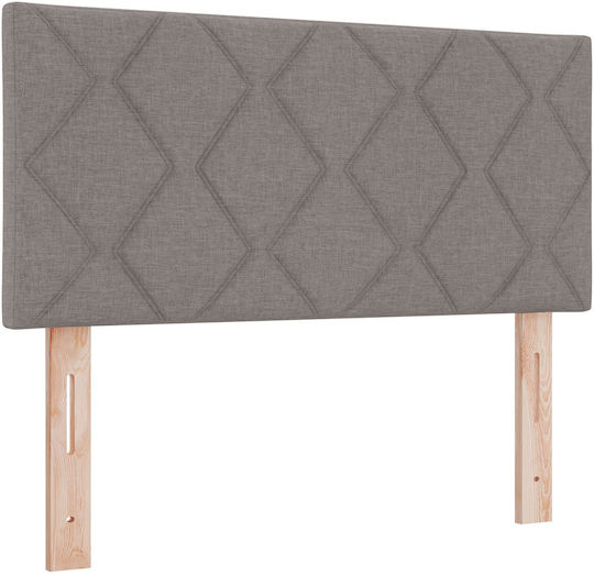 vidaXL Stoff Kopfstütze für Betten Tabac Braun 90x88cm