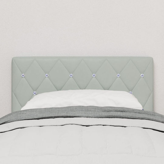 vidaXL Fabric Bed Headboard Light Gray 80x88cm