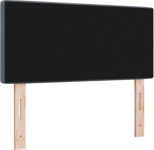 vidaXL Hölzernes Kopfstütze für Betten Dunkelgrau 100x88cm