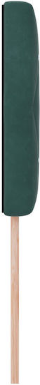 vidaXL Fabric Bed Headboard Dark Green 90x88cm