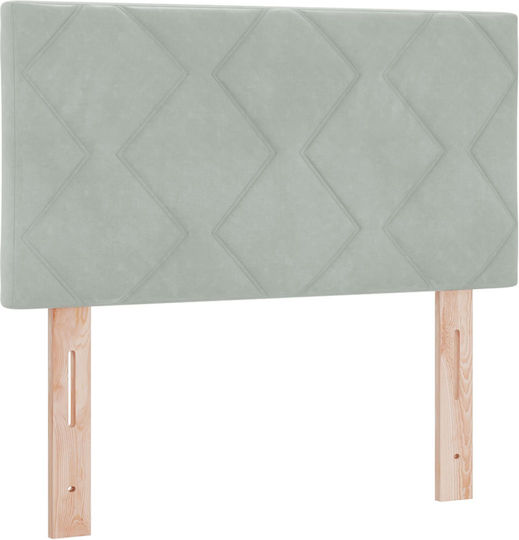 vidaXL Holz-Kopfstütze Für Betten Offenes Grau 80cm