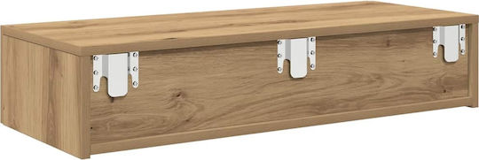Wall Shelf Oak Artizia 80x33x17cm