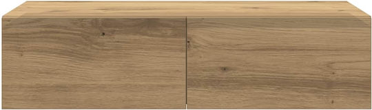 Wandregal Eiche Artizia 60x26.5x15cm
