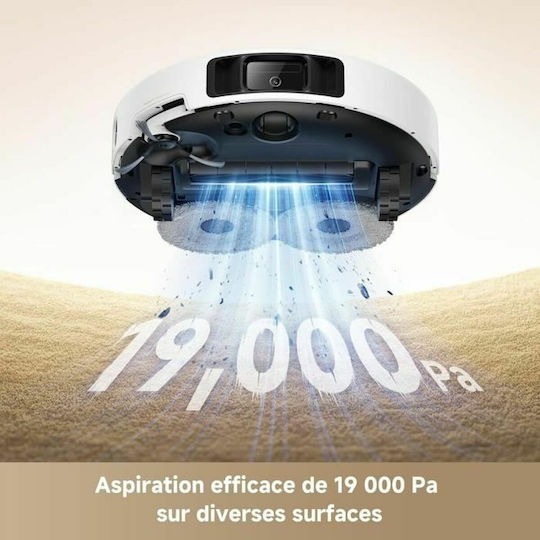Mova P50 Ultra Roboter-Staubsauger mit Laser-Kartierung und Saugkraft 19000Pa Weiß
