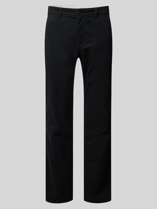 Trousers Chino Elastic in Slim Fit Black