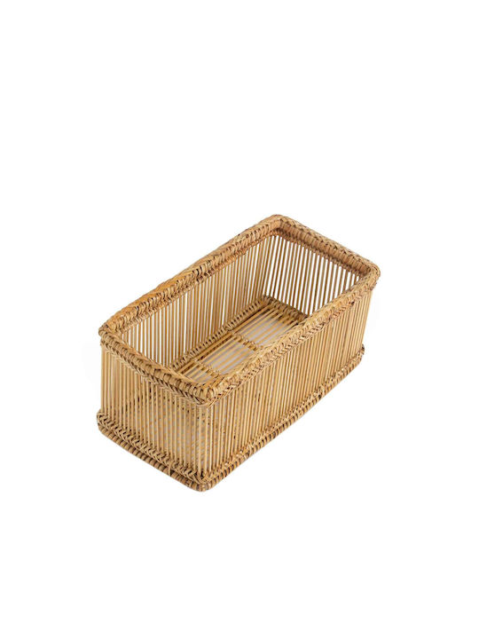 Andrea House Καλάθι Αποθήκευσης Rattan 31x16x13cm