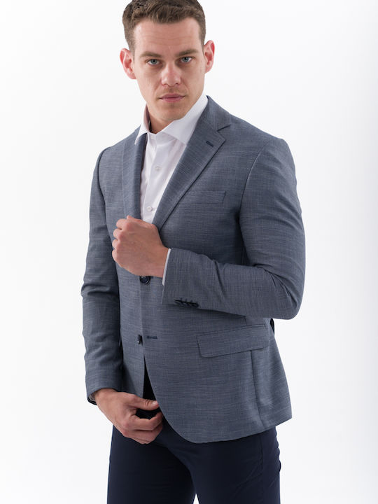 Men's Summer Suit Jacket Blue