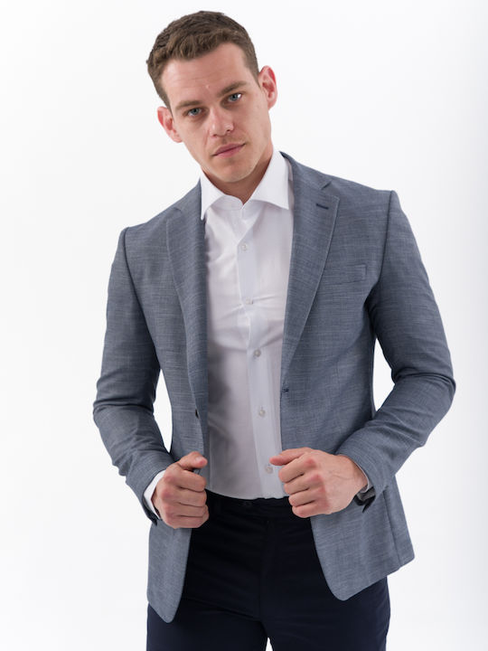 Men's Summer Suit Jacket Blue