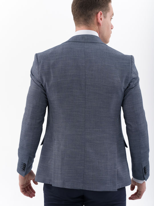 Men's Summer Suit Jacket Blue