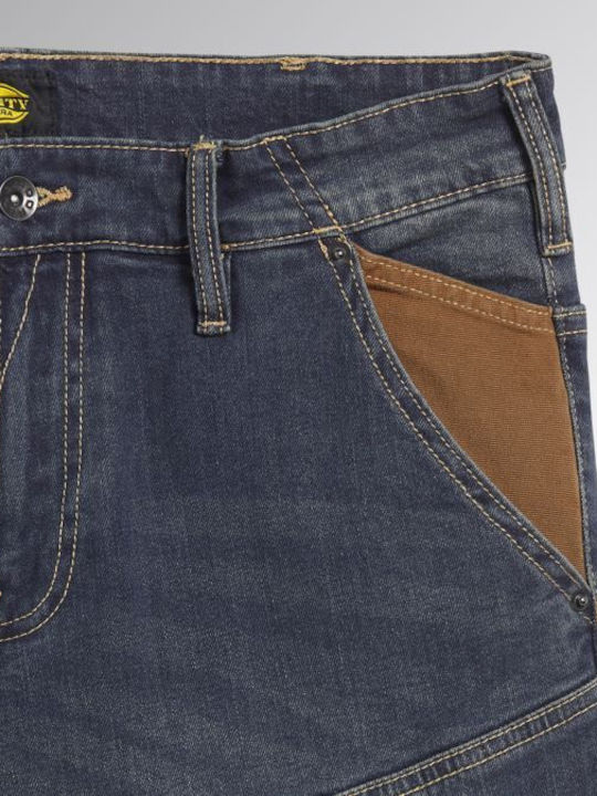 Utility Diadora Stone Plus Παντελόνι Εργασίας Μπλε Dirty Washing 170752
