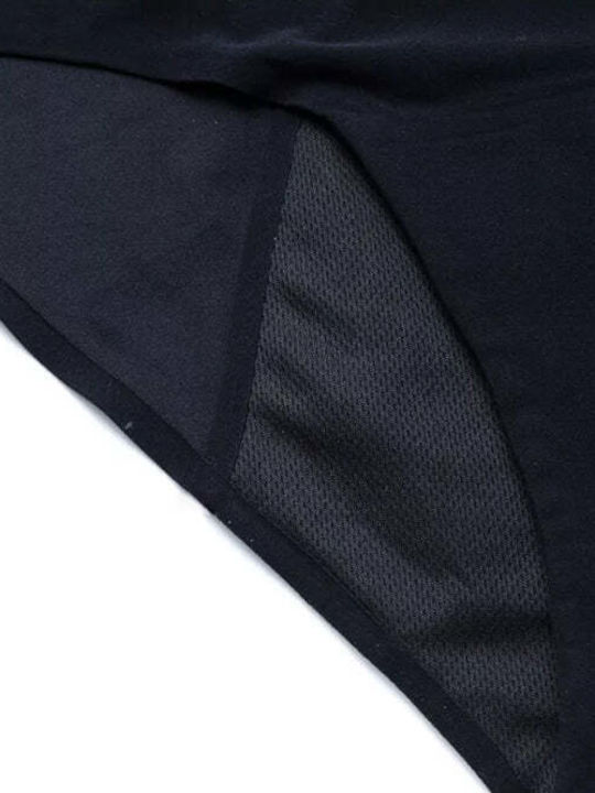 Slip Menstrual Fără Cusături Negru Pentru Femei