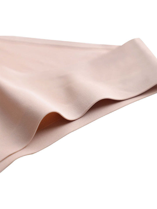 Damen-Slip Menstruell Nahtlos Beige