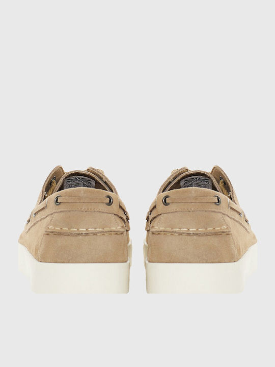 Men's Boat Shoes Beige