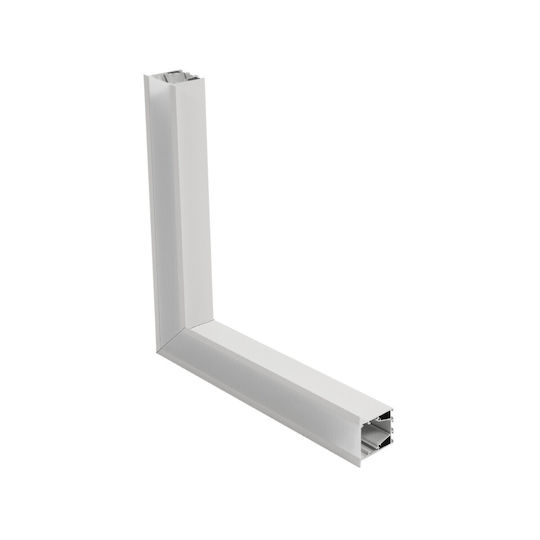 GloboStar Walled Aluminum Profile for LED Strip with Opal Cover