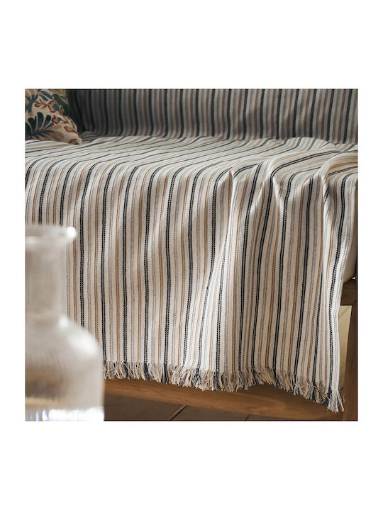 Gofis Home Four-Seater Sofa Throw 180x350cm Brown
