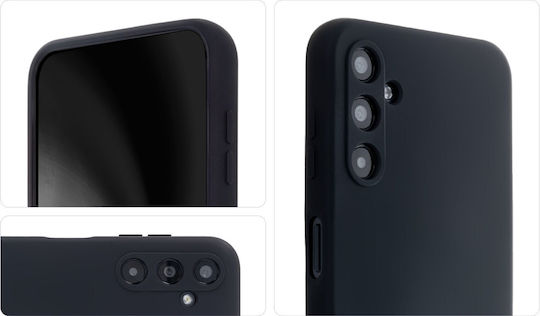 TectoShield Umschlag Rückseite Silikon Schwarz (Galaxy S24+)