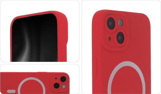 TectoShield Volte-Tel Handyhülle Silikon Rot Für iPhone 15 Pro Max