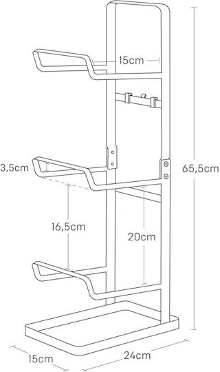 Yamazaki Stände für Schaumstoff-Roller