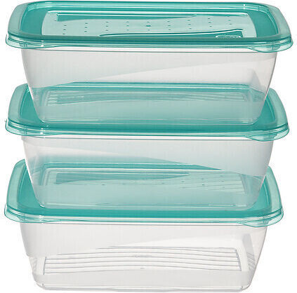 5Five Cutie pentru Mâncare Plastic Albastru 20x15cm 1buc